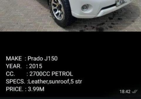Toyota Prado J150 petrol 2014 - 1/6